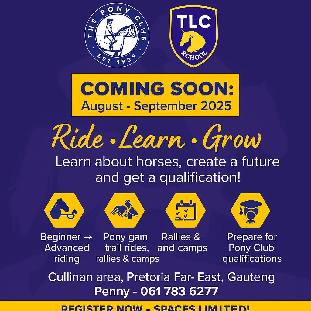 TLC Equi School Pony Club coming soon
